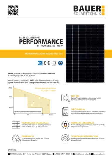 Moduł Monokrystaliczny Half Cut
