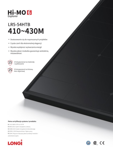 Moduł Hi-MO 6 410-430M