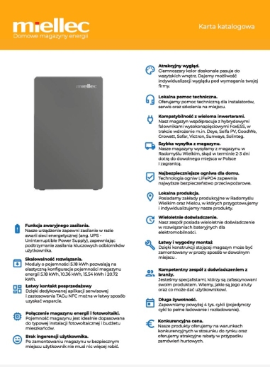 Magazyn Energii Miellec WALL 5